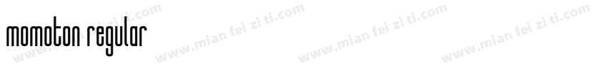 momoton regular字体转换